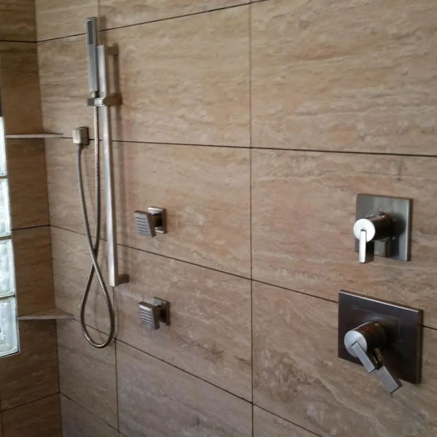 Shower fixture installation for Water Heater Replacement in Kingsland